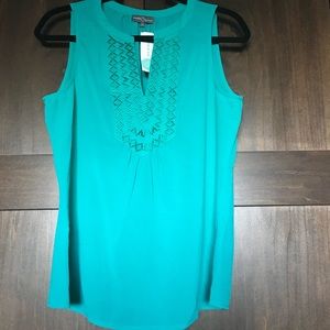 NWT • Market & Spruce • Teal blouse